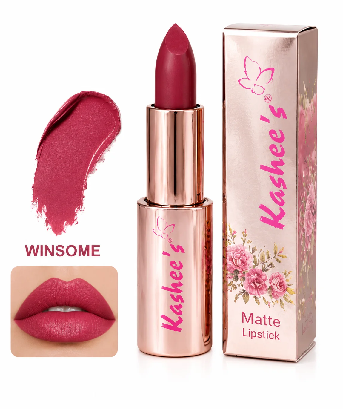 Kashee’s Matte Lipstick – Winsome