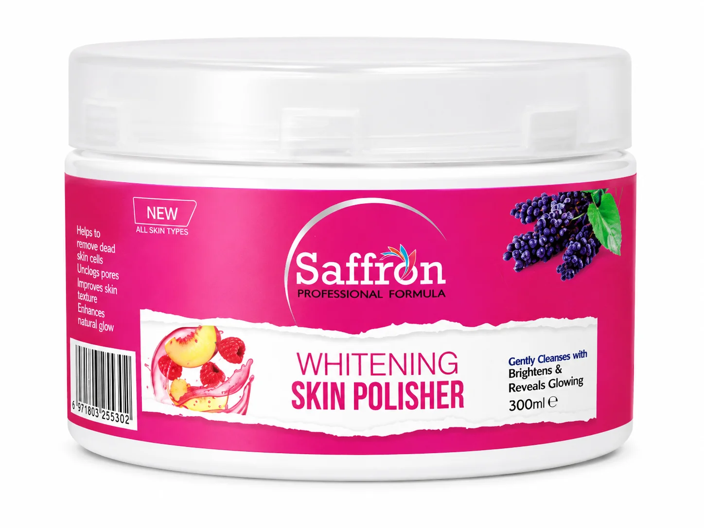 Saffron Professional Formula Whitening Skin Polisher – 300ML