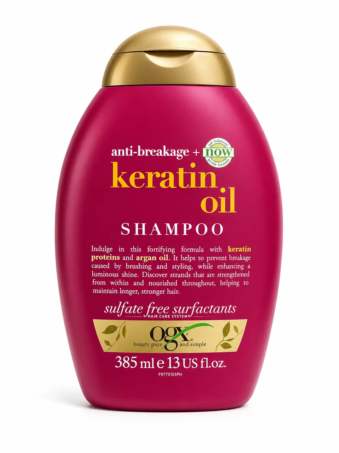 OGX Anti-Breakage Keratin Oil Shampoo – Sulfate Free Shampoo 385ml