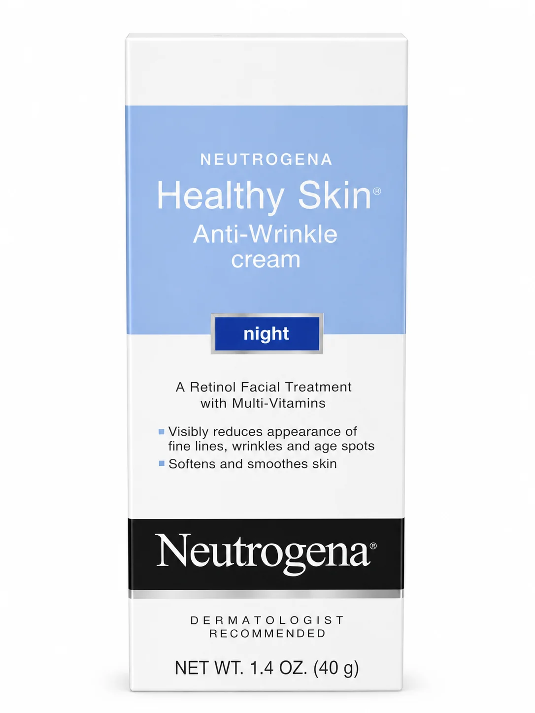 Neutrogena Healthy Skin Anti-Wrinkle Night Cream with Retinol & Multi-Vitamins – 40g