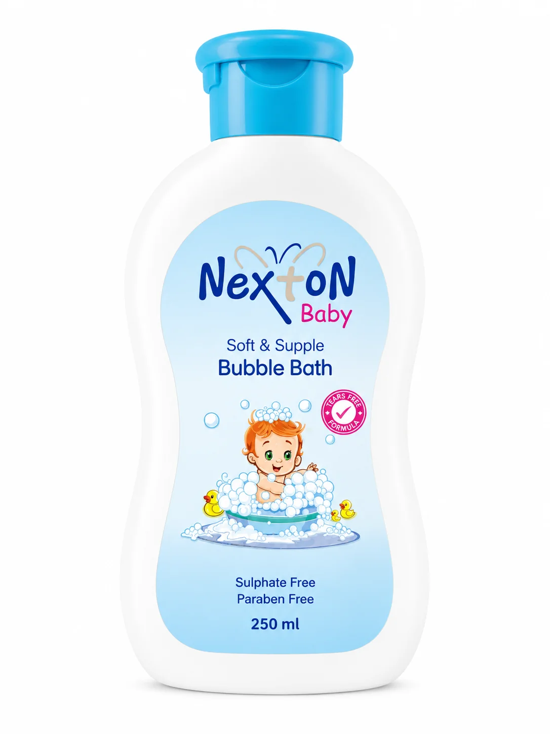 Nexton Baby Bubble Bath – Soft & Supple Tear-Free Formula | 250ml