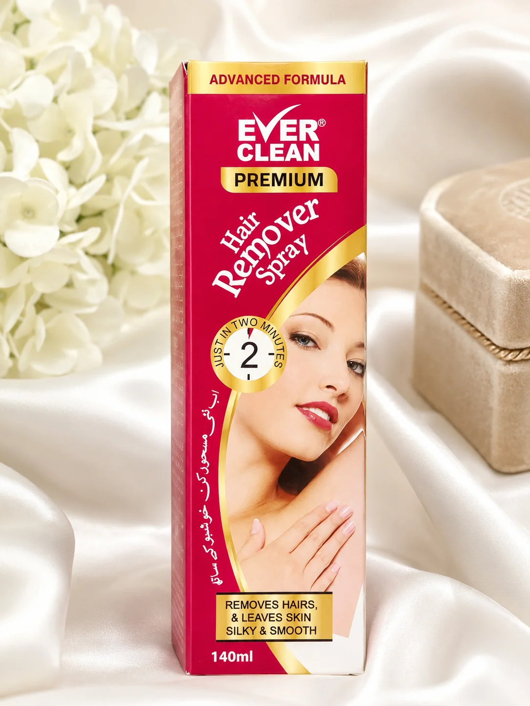 Ever Clean Premium Hair Remover Spray 140ml – Fast Hair Removal in Just 2 Minutes
