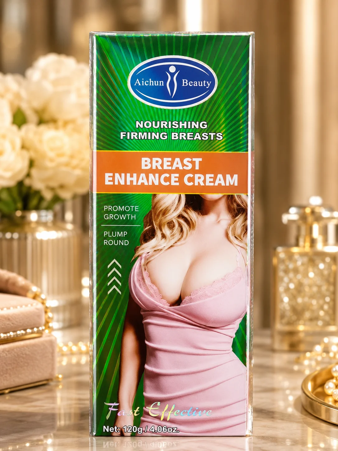 Aichun Beauty Breast Enhance Cream – Nourishing & Firming Body Care Cream | 120g