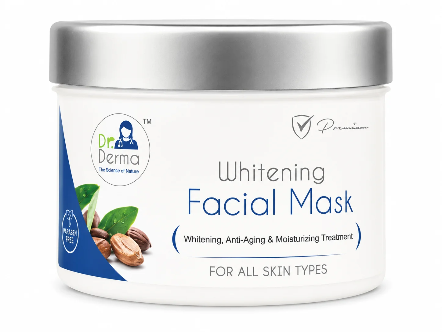 Dr. Derma Whitening Facial Mask – For All Skin Types