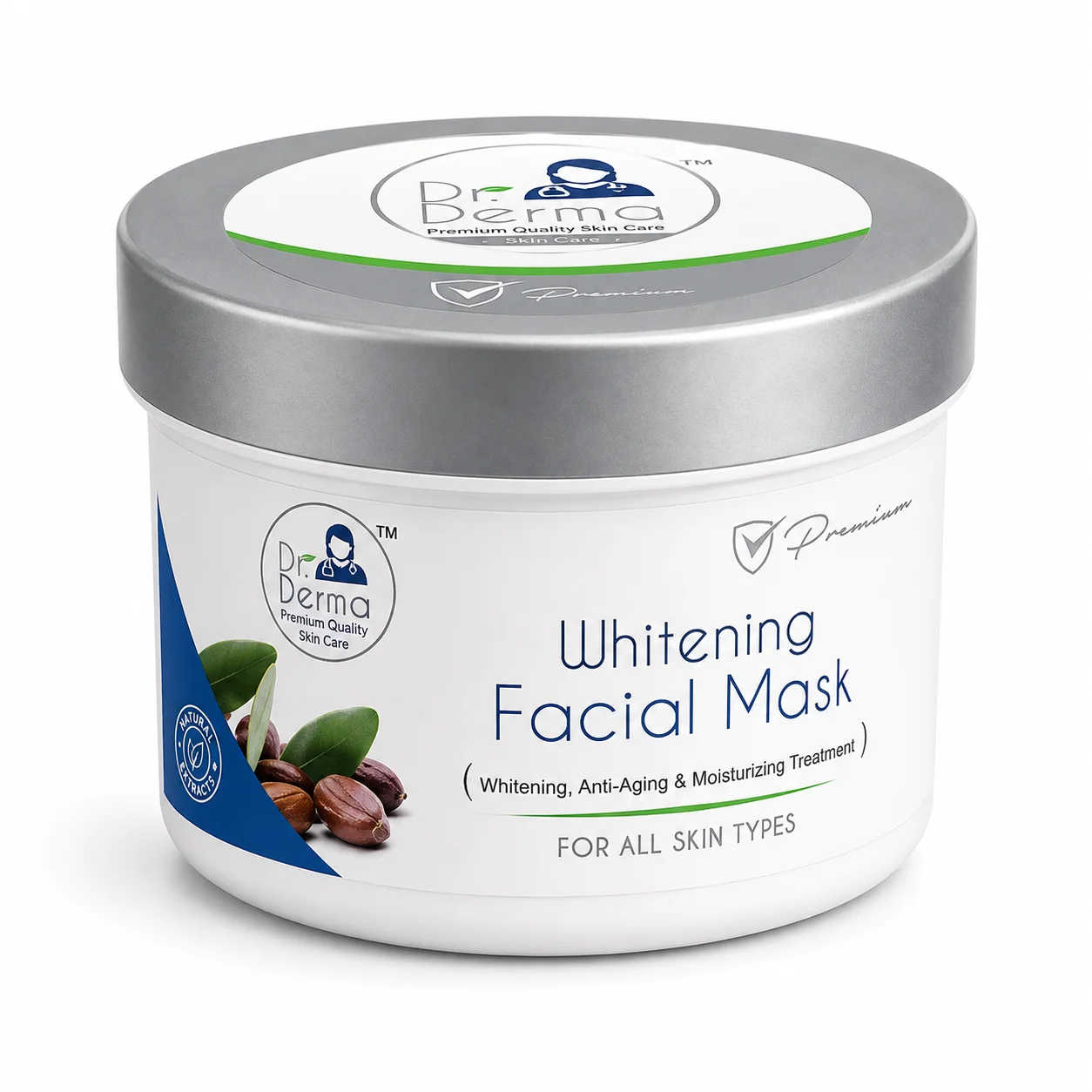 Dr. Derma Whitening Facial Mask – For All Skin Types
