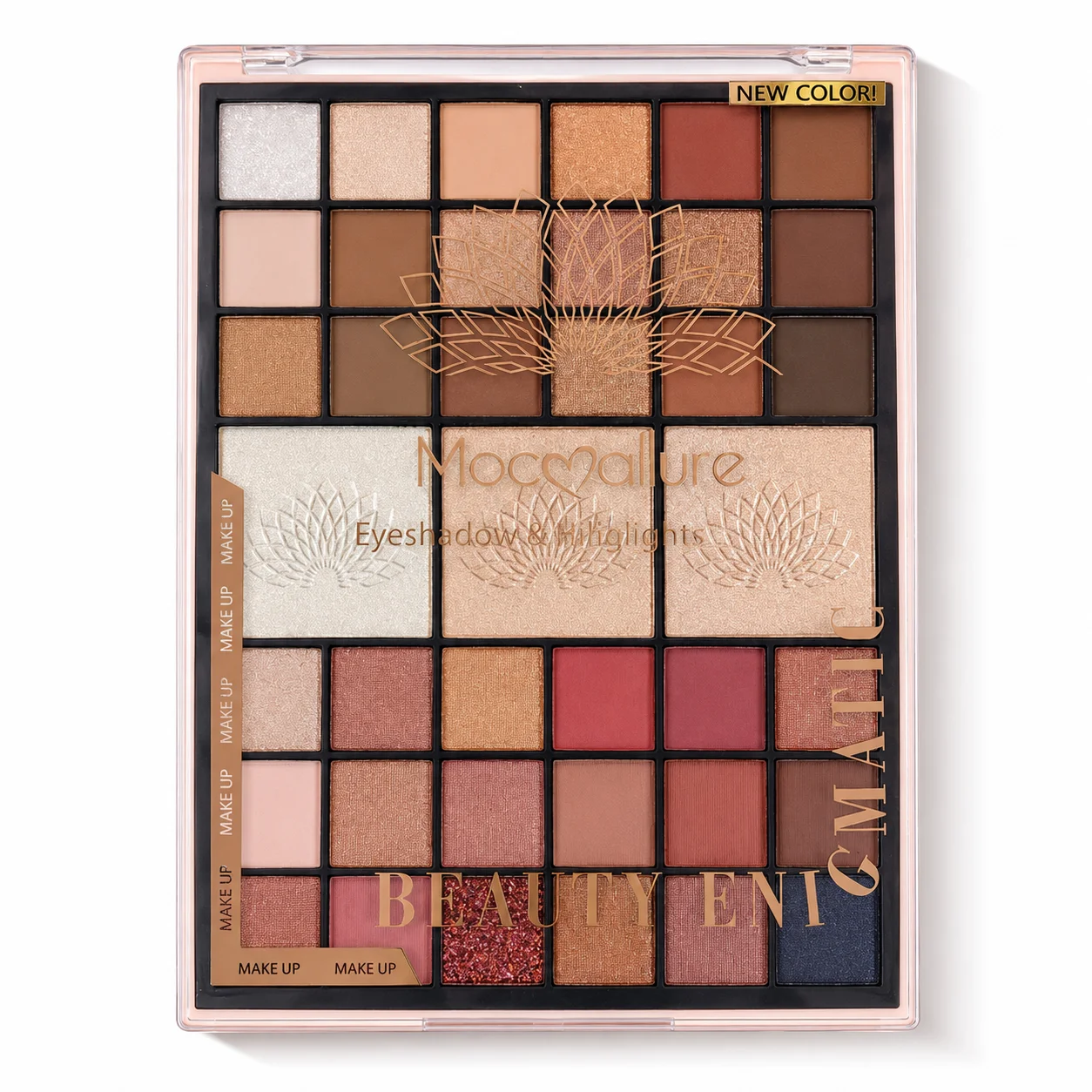 Mocca Allure Eyeshadow & Highlighter Makeup Palette – Multi-Color