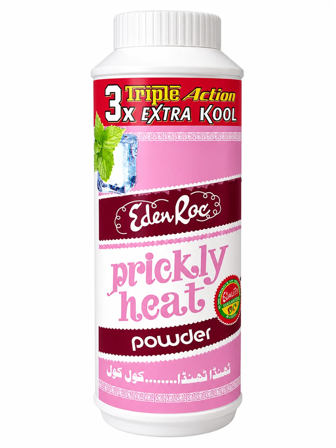 Eden Roc Prickly Heat Powder – Triple Action 3X Extra Kool 225gm