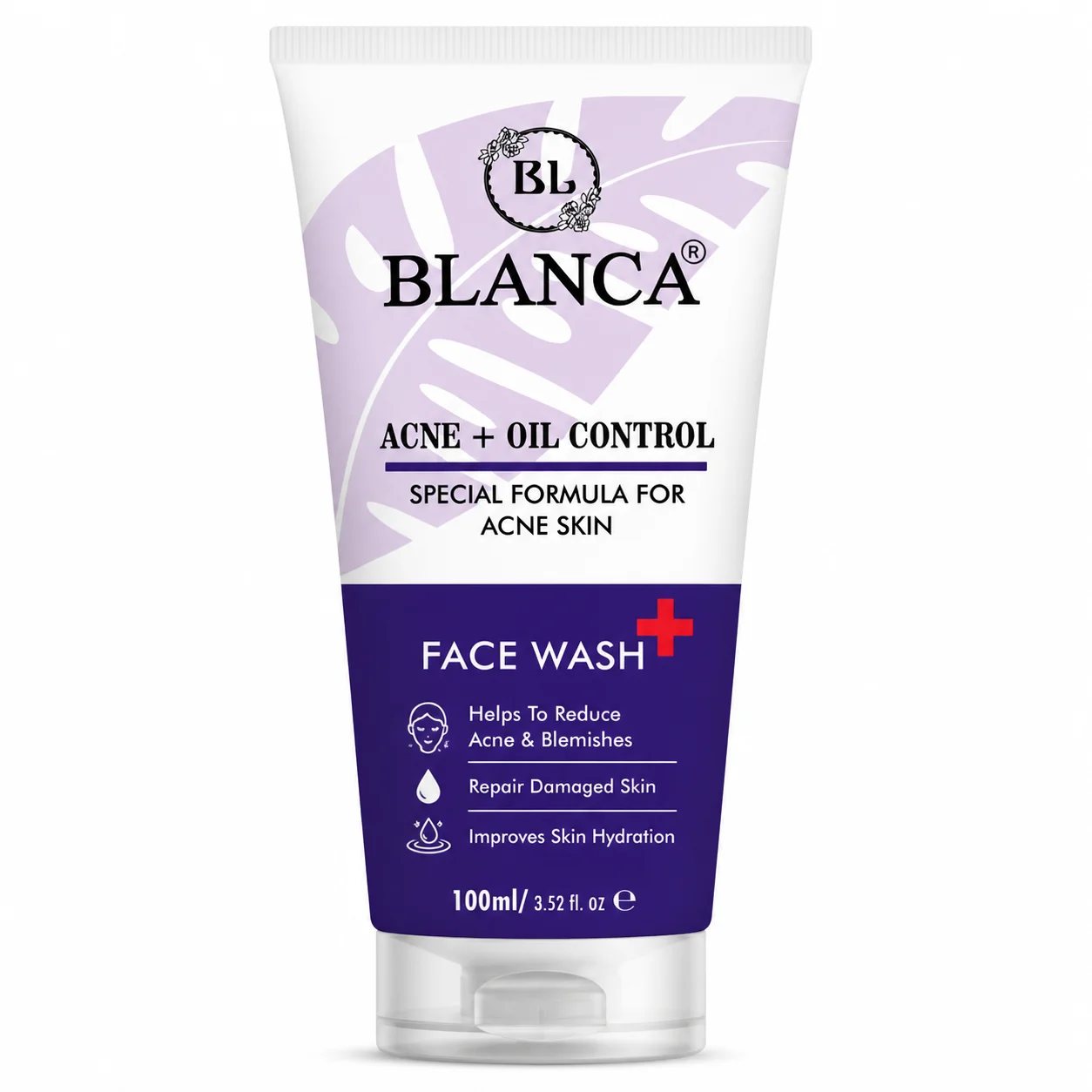BLANCA Acne + Oil Control Face Wash – Anti-Acne & Hydrating Formula – 100ml