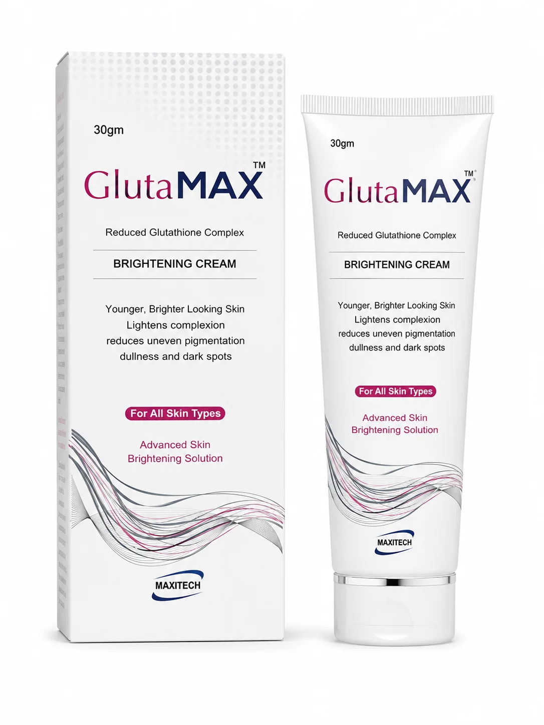 GlutaMAX Brightening Cream 30g – Reduced Glutathione Complex for Radiant Skin