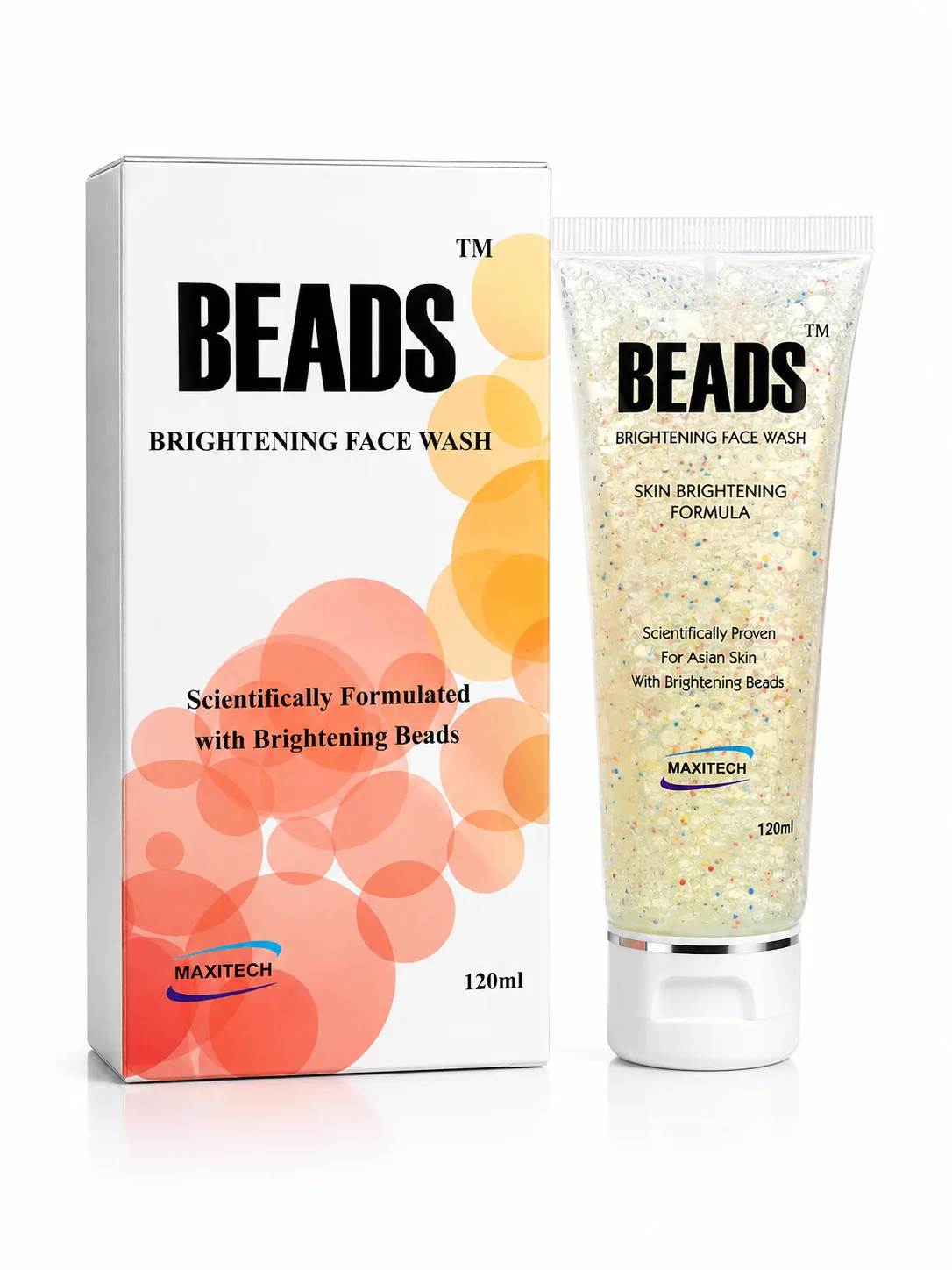 BEADS Brightening Face Wash with Brightening Beads – 120ml