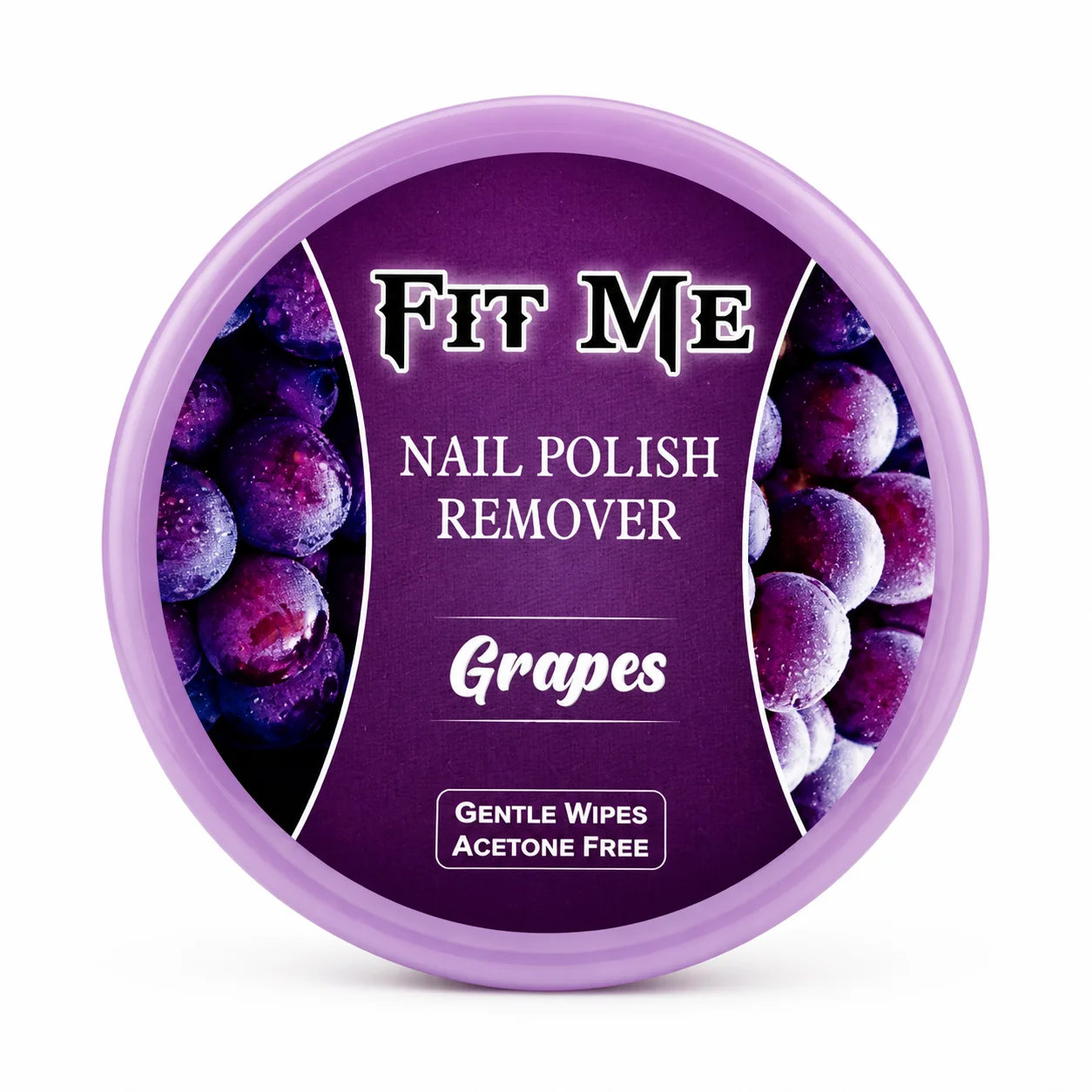 Fit Me Nail Polish Remover Wipes – Grapes (Acetone Free)