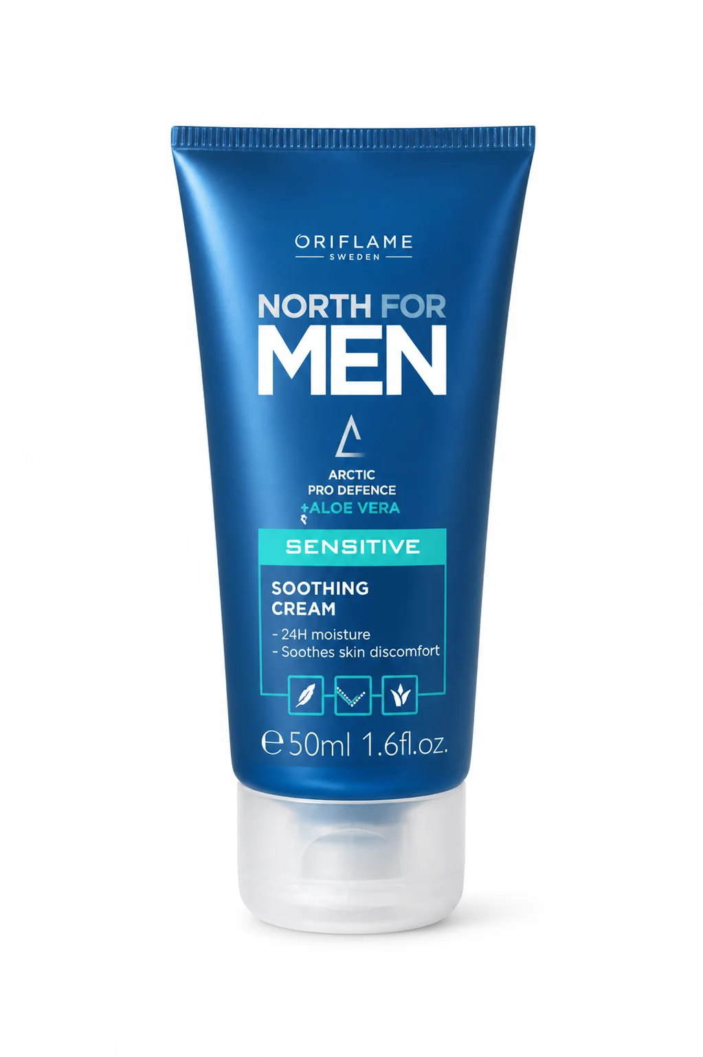North For Men Sensitive Soothing Cream with Aloe Vera – 50ml