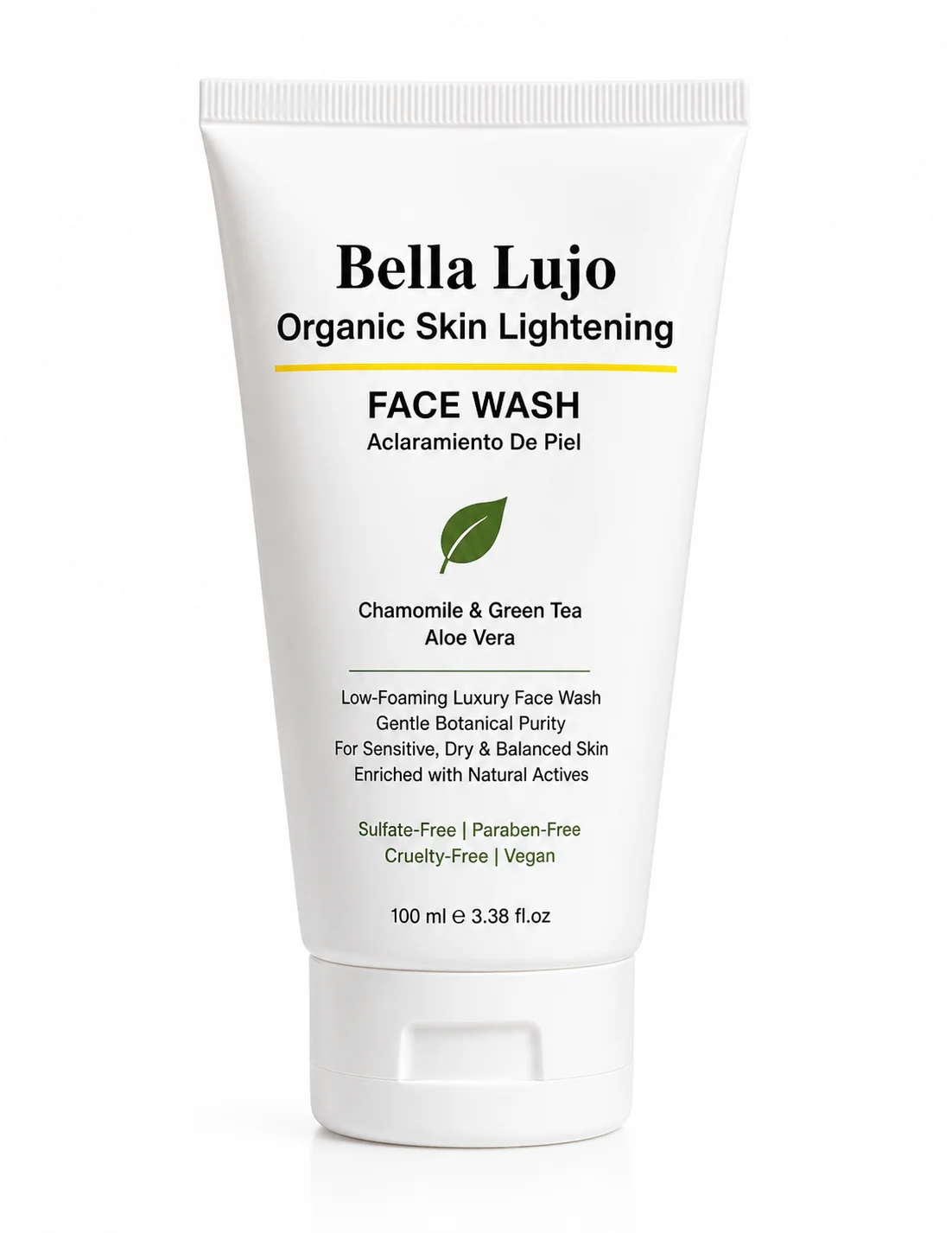 Bella Lujo Organic Brightening Face Wash 100ML