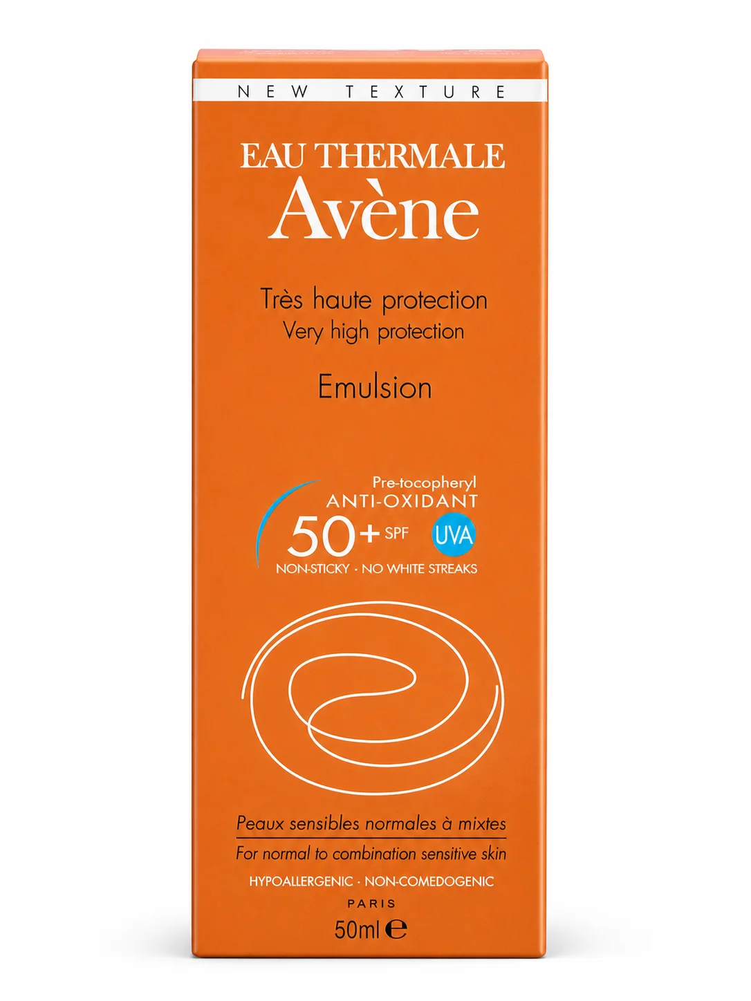 Avène Eau Thermale Emulsion SPF 50+ – Very High Protection Sunscreen for Sensitive Skin (50ml)