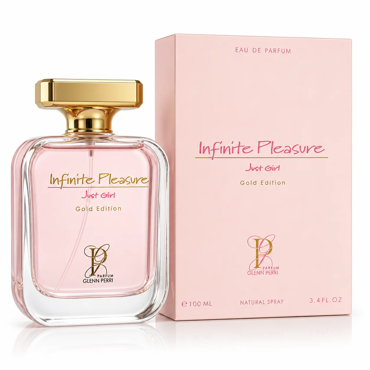 Infinite Pleasure Just Girl Gold Edition – Luxury Eau de Parfum for Women 100ML