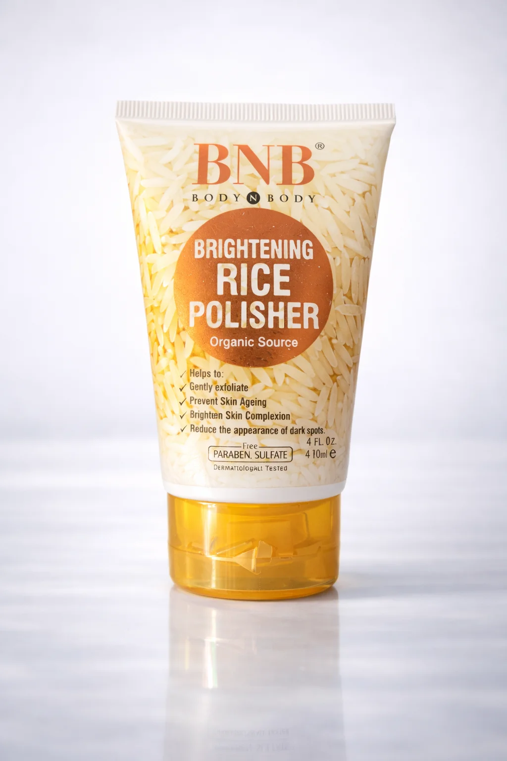 BNB Brightening Rice Polisher – Gentle Exfoliating Face Scrub (120ml)