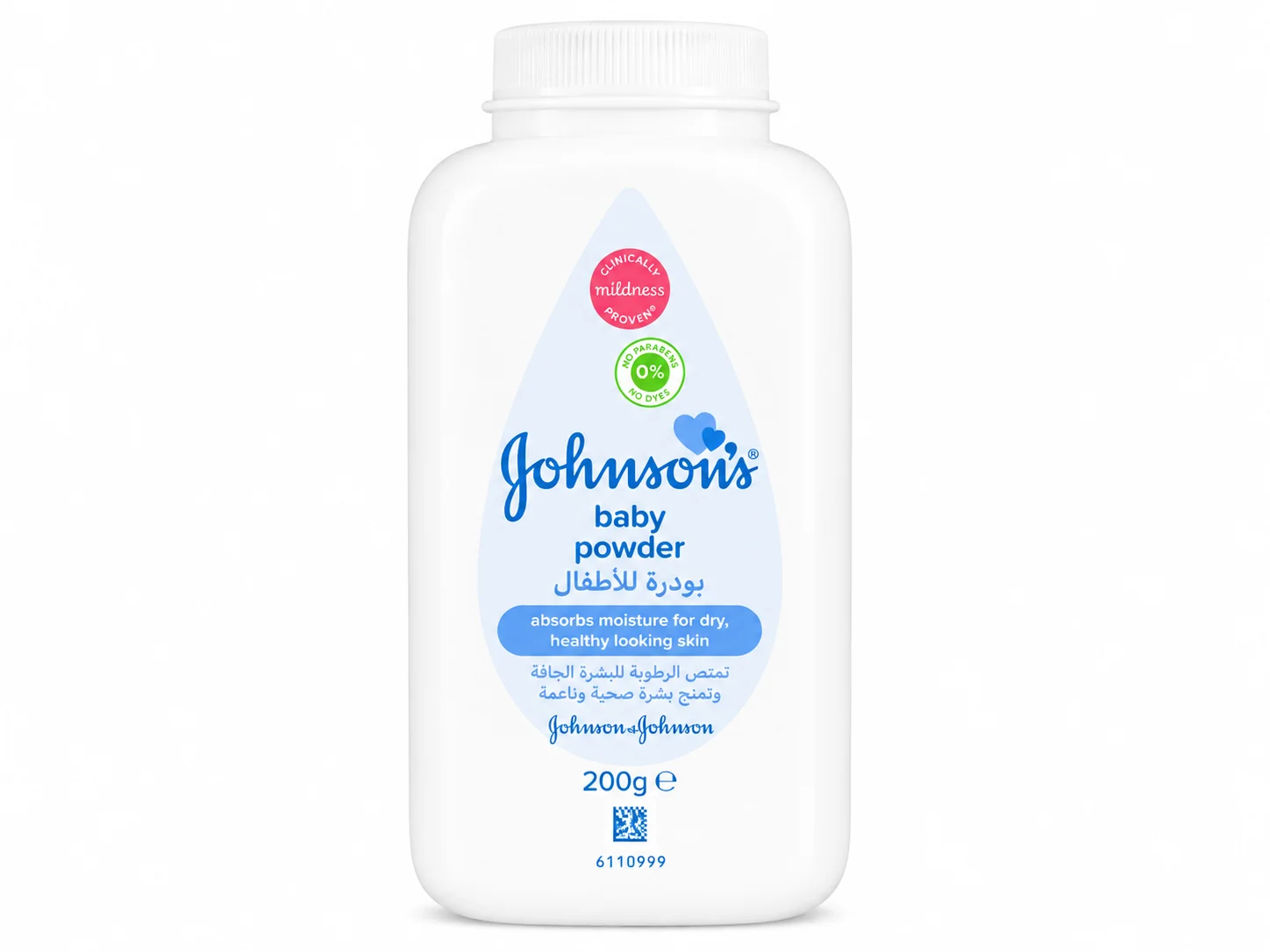 Johnson's Baby Powder – Clinically Proven Mildness | 200g