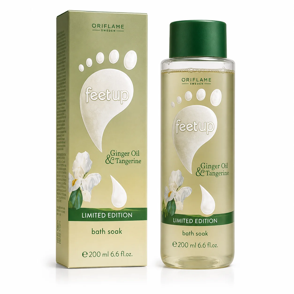 Oriflame Feet Up Ginger Oil & Tangerine Bath Soak – Limited Edition