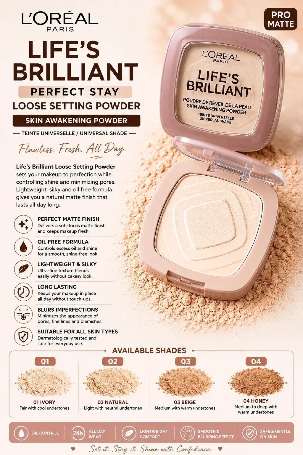 L’Oréal Paris Life’s Brilliant Skin Awakening Powder