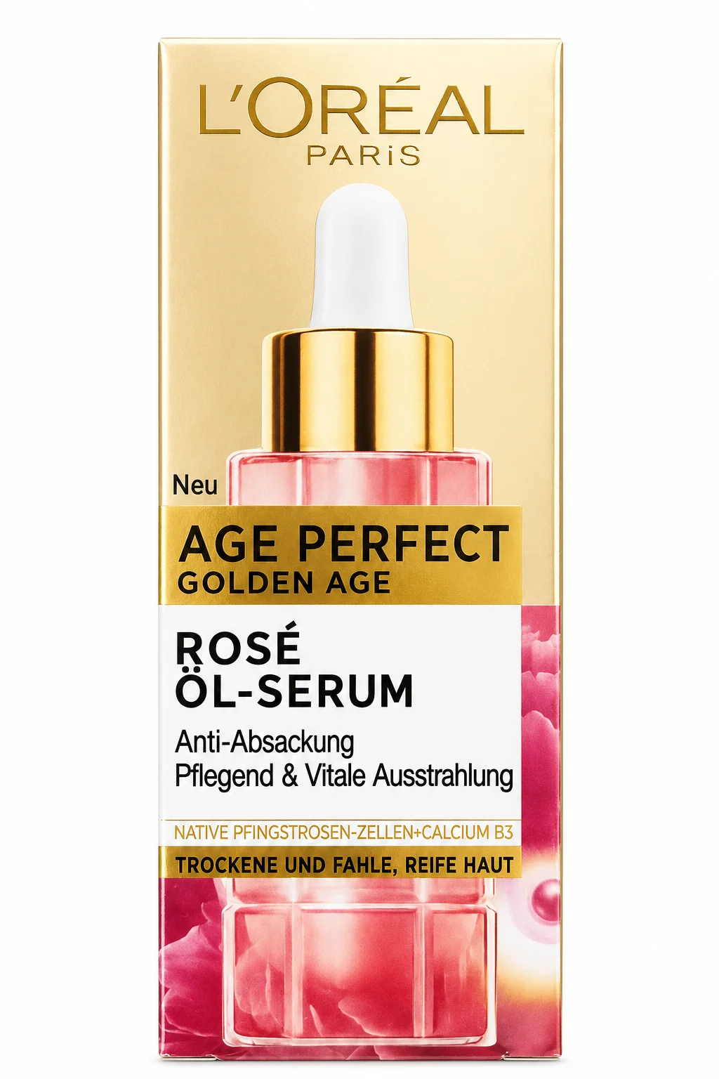 L'Oréal Paris Age Perfect Golden Age Rosé Oil Serum – Anti-Aging Face Serum 30ML