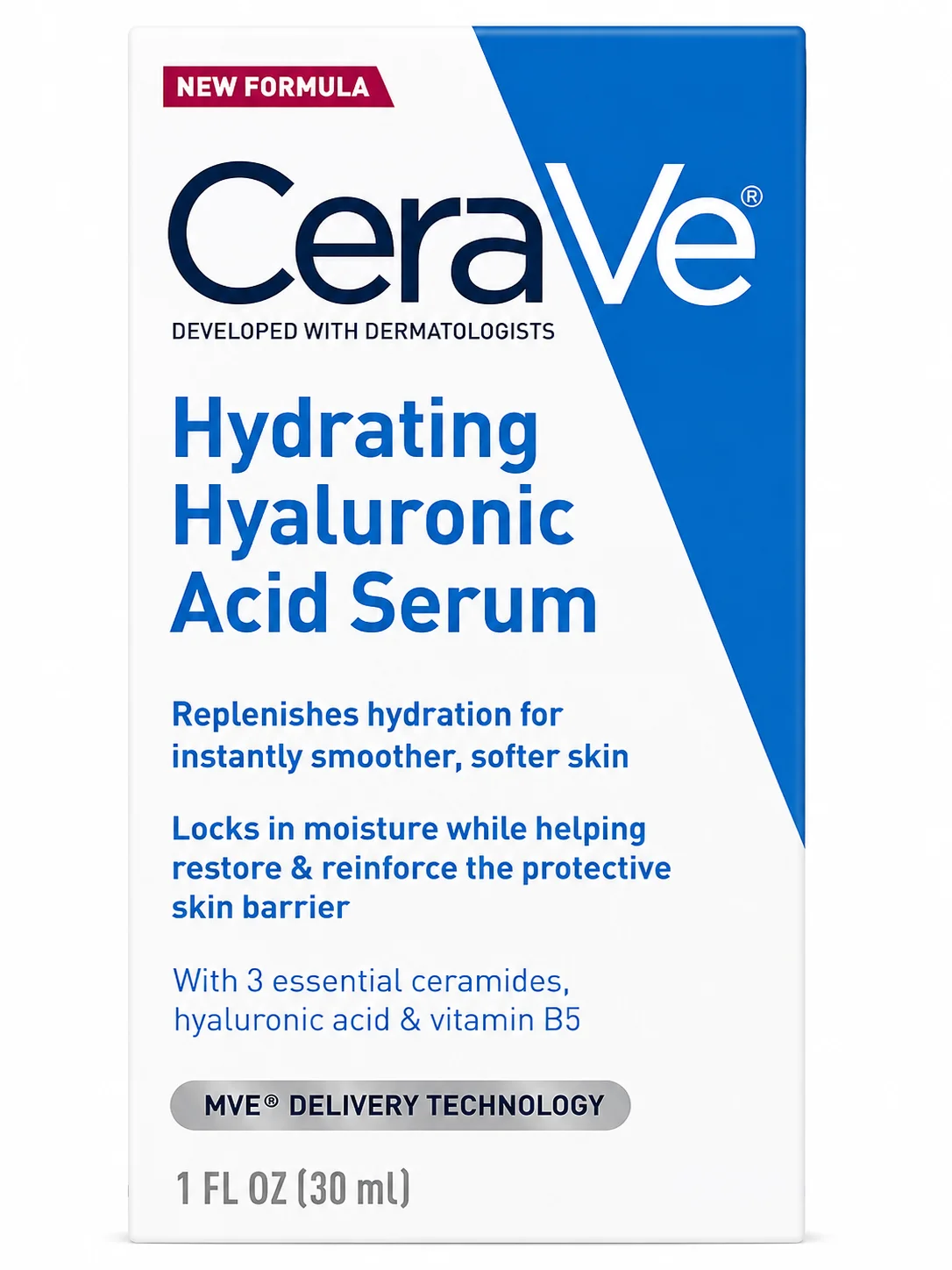 CeraVe Hydrating Hyaluronic Acid Serum – Deep Moisture & Skin Barrier Support