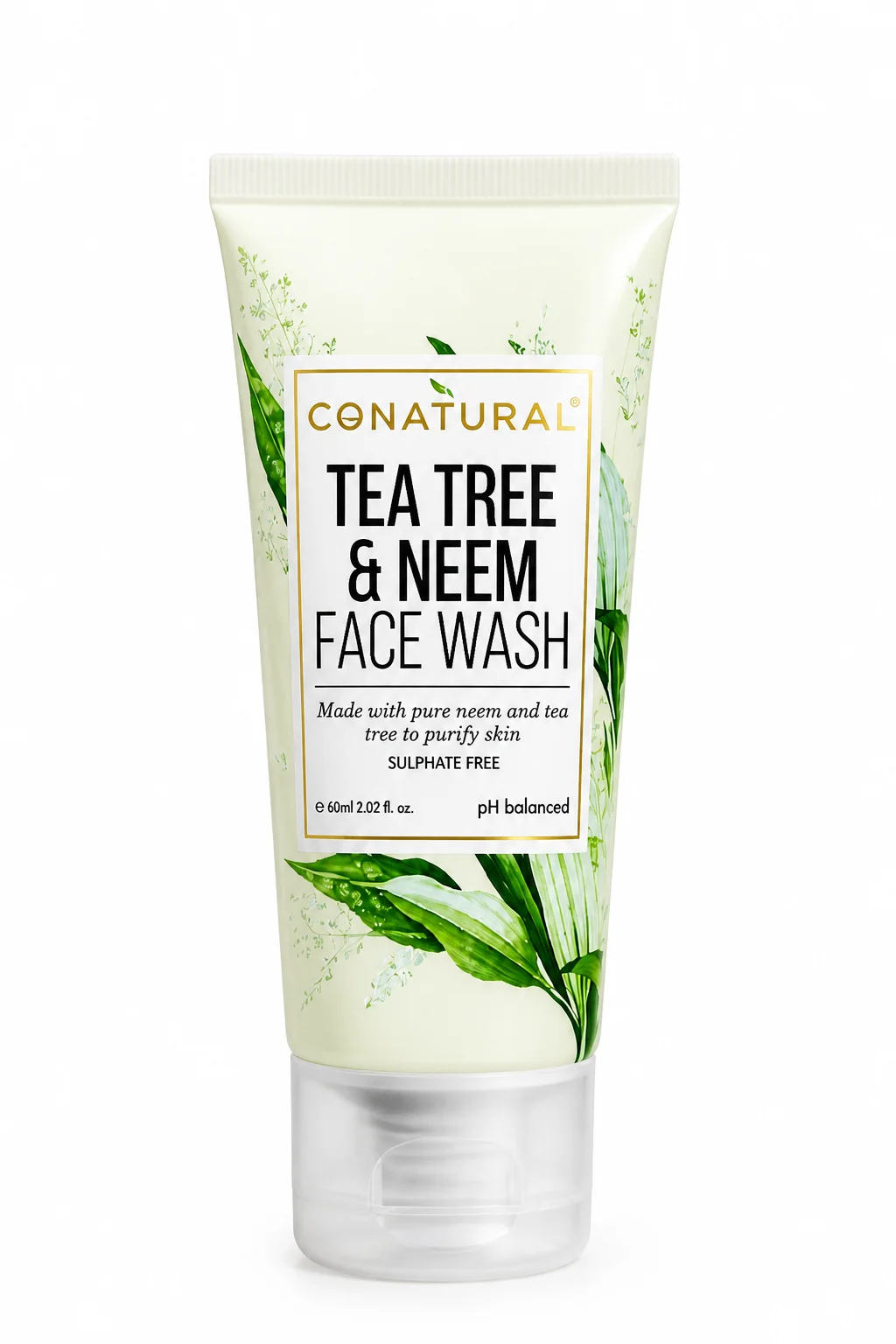 Conatural Tea Tree & Neem Face Wash – 60ml