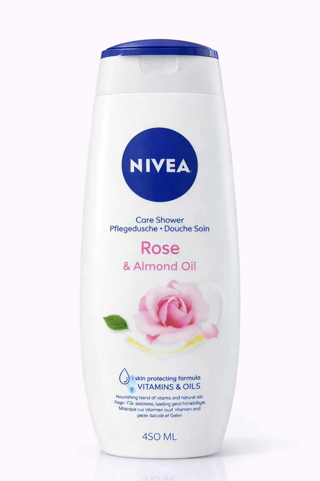 NIVEA Care Shower Rose & Almond Oil Body Wash – Soft & Nourishing (250ml)
