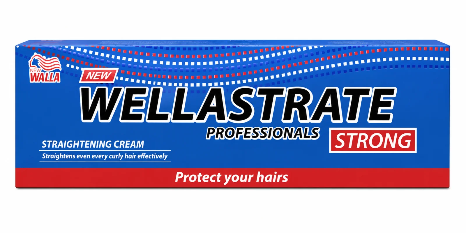 Wellastrate Professionals Strong Hair Straightening Cream