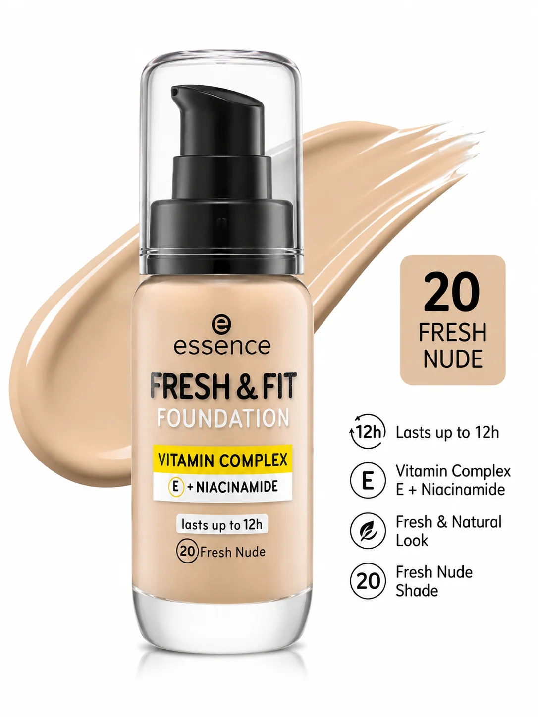 Essence Fresh & Fit Foundation – 20 Fresh Nude