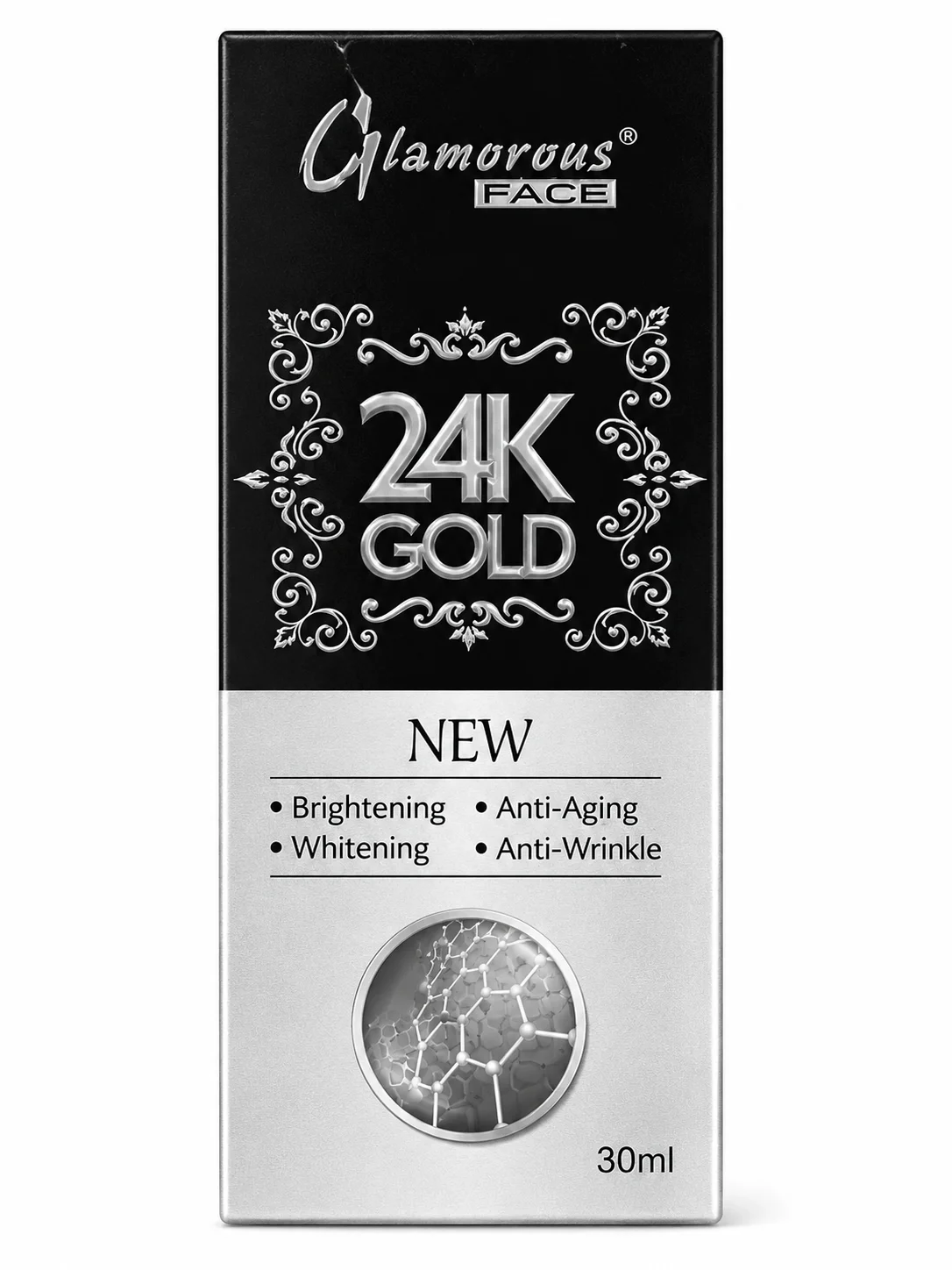 Glamorous Face 24K Gold Brightening & Anti-Aging Serum – 30ml