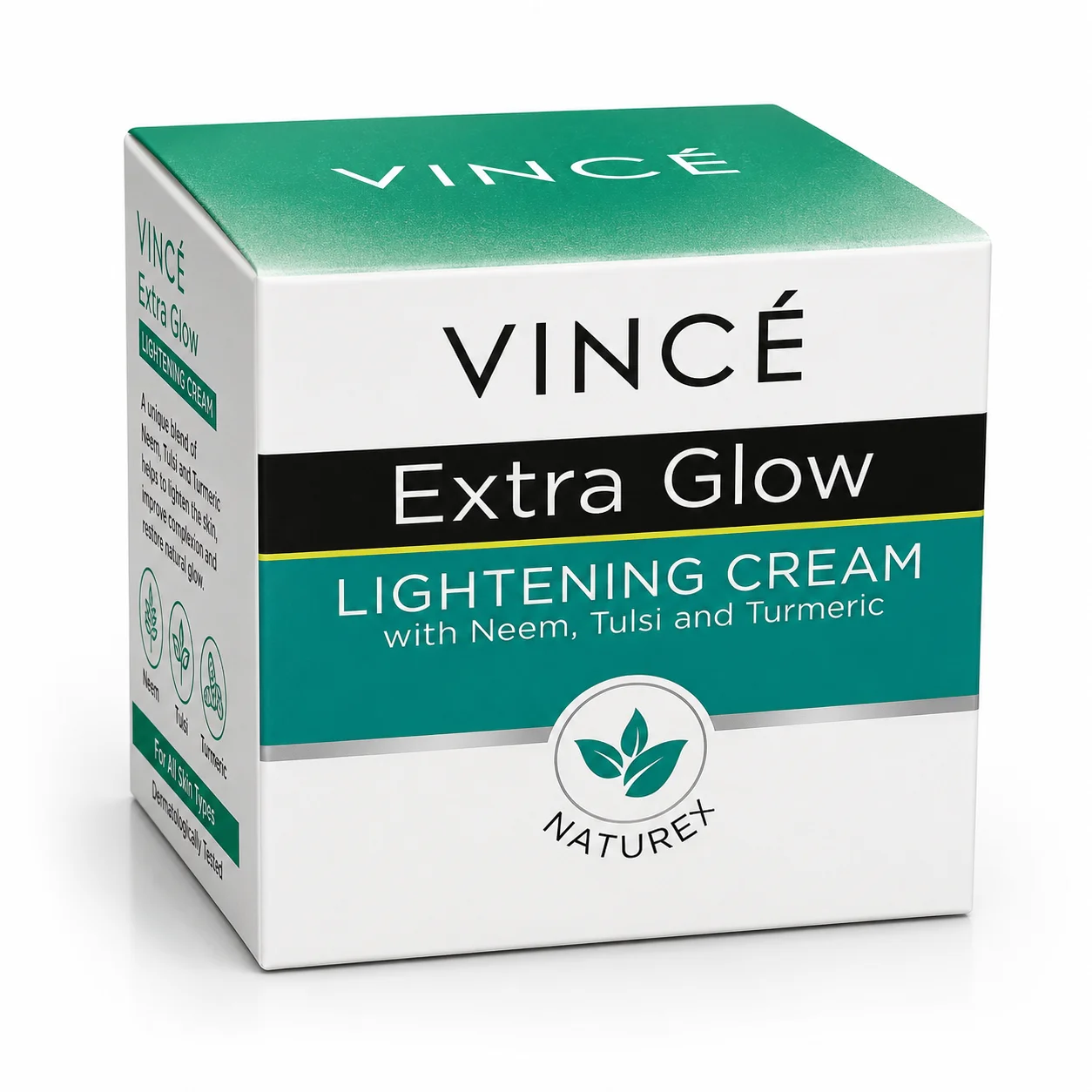 Vincé Extra Glow Lightening Cream with Neem, Tulsi & Turmeric