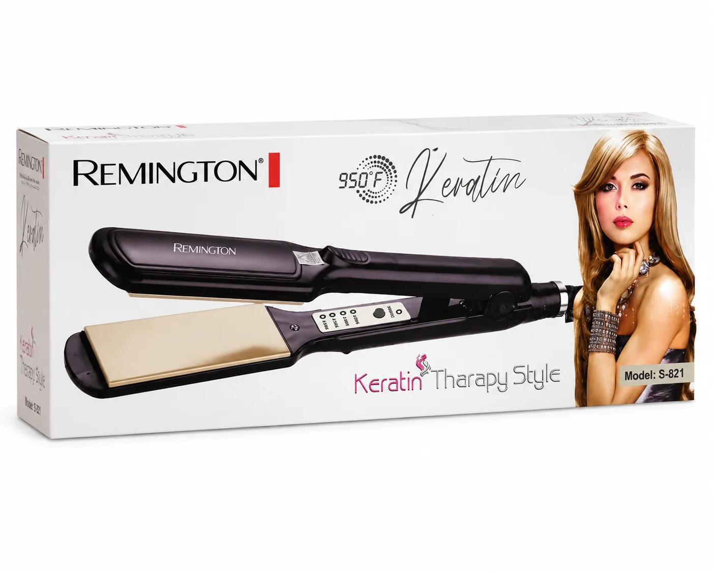 Remington Keratin Therapy Hair Straightener – Model S-821