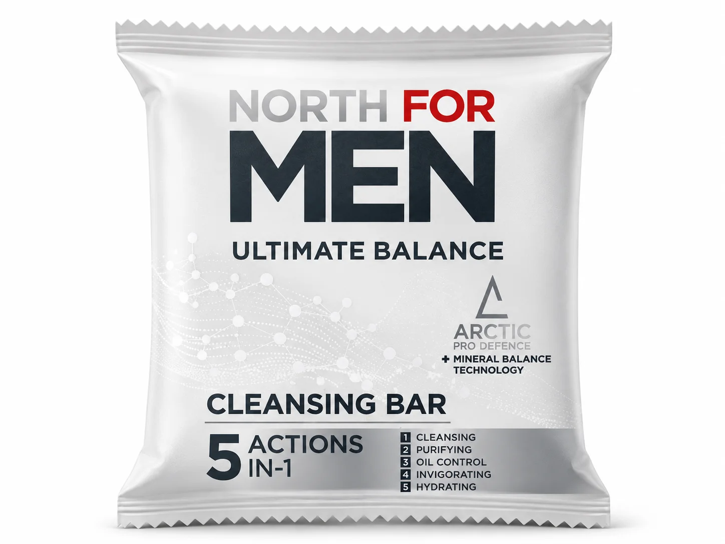 North For Men Ultimate Balance Cleansing Bar – 5 Actions in 1