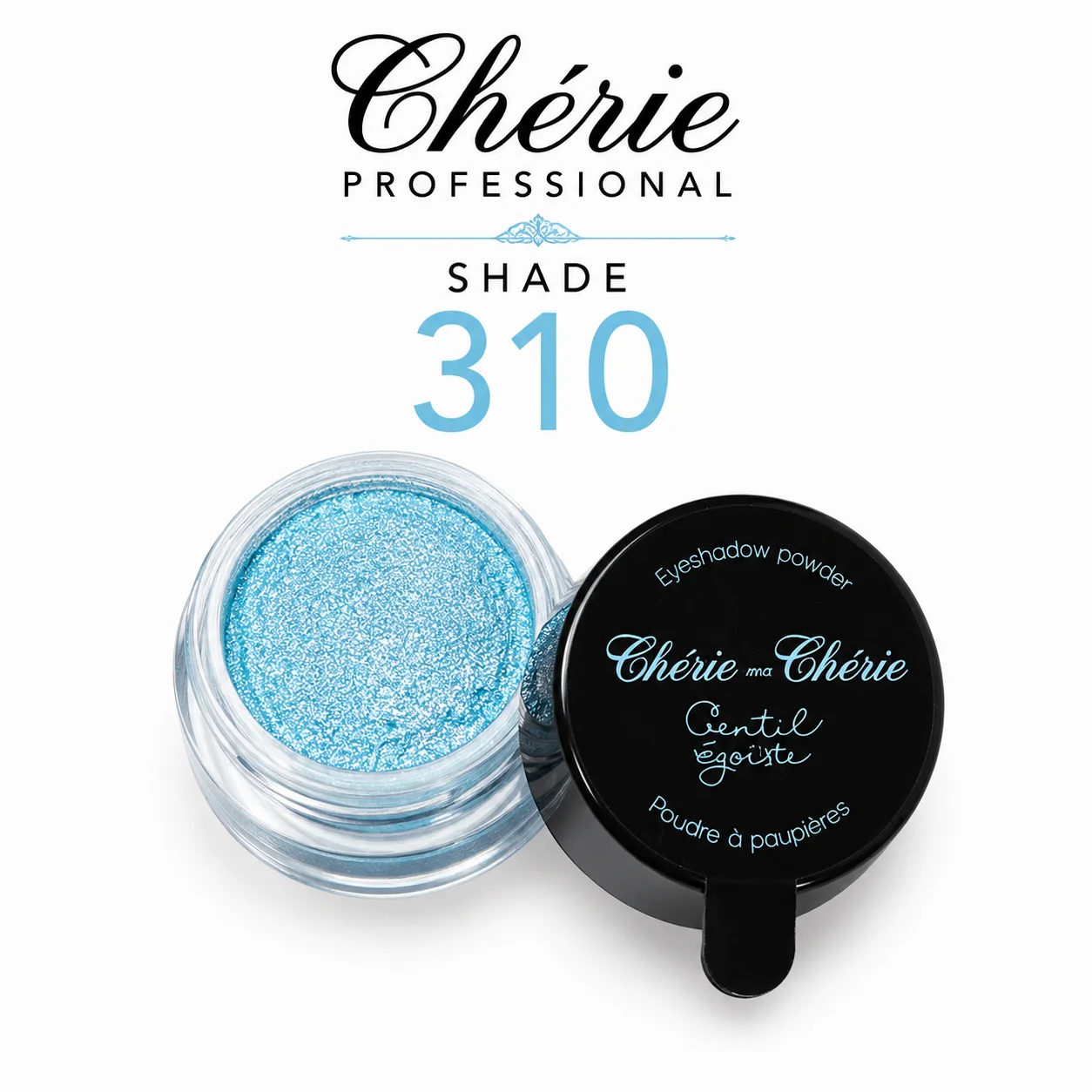 Chérie Professional Blue Shimmer Eyeshadow – Shade 310