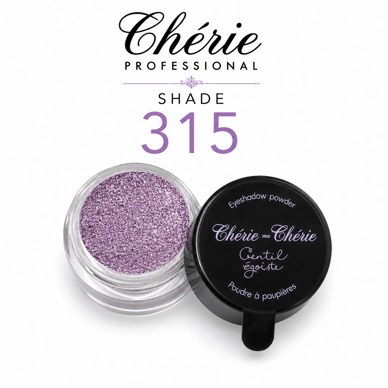 Chérie Professional Purple Shimmer Eyeshadow – Shade 315