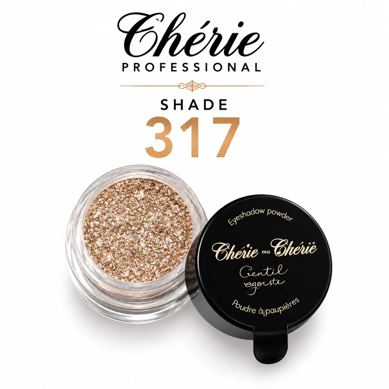 Chérie Professional Glitter Eyeshadow – Shade 317