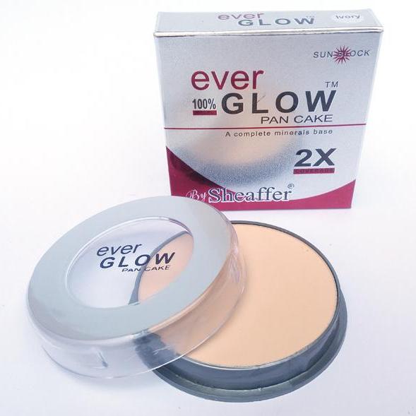 Sheaffer Ever Glow Pan Cake Mineral Base Foundation - Ivory
