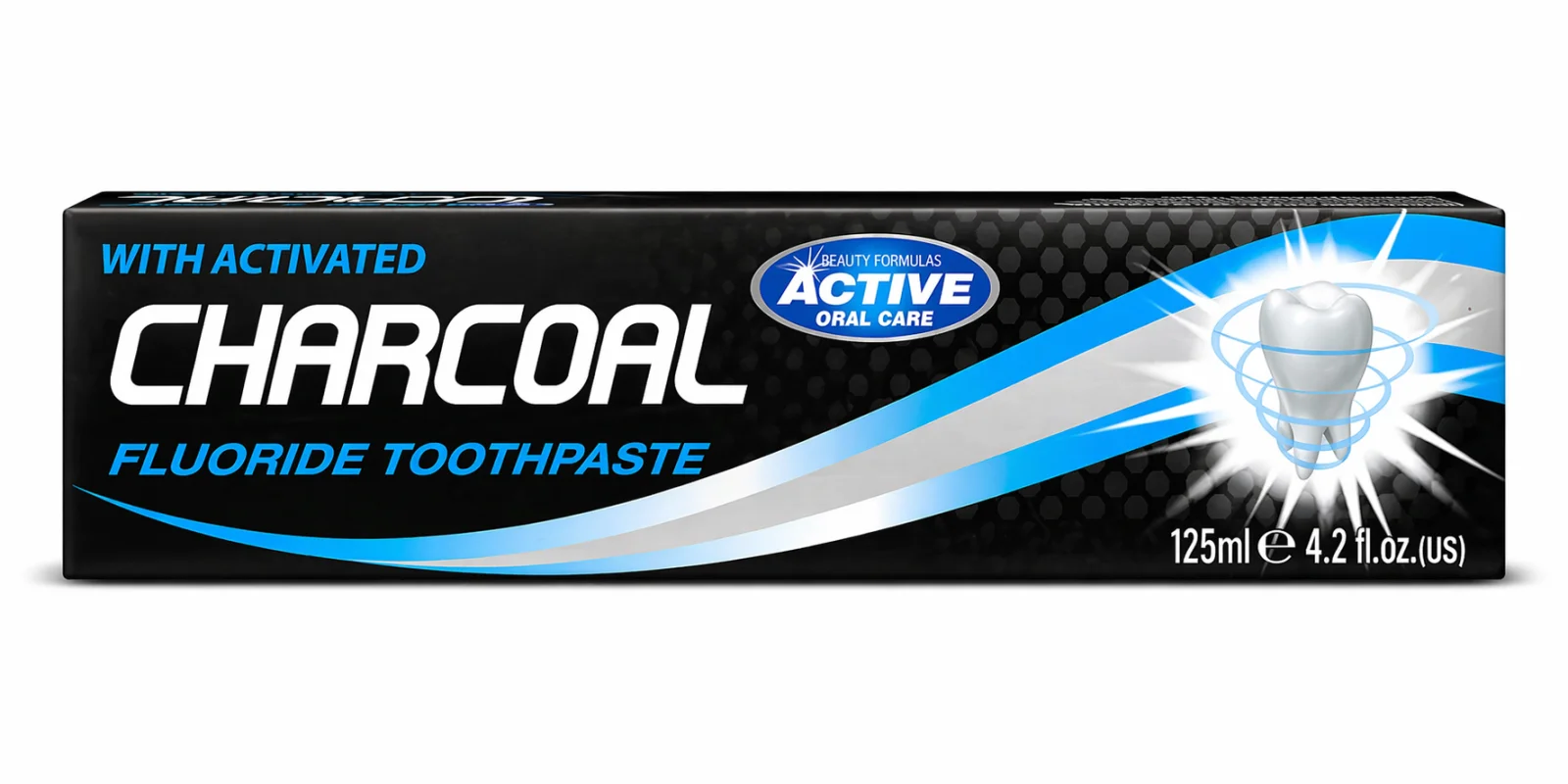 Activated Charcoal Fluoride Toothpaste – Deep Clean & Whitening 125ml