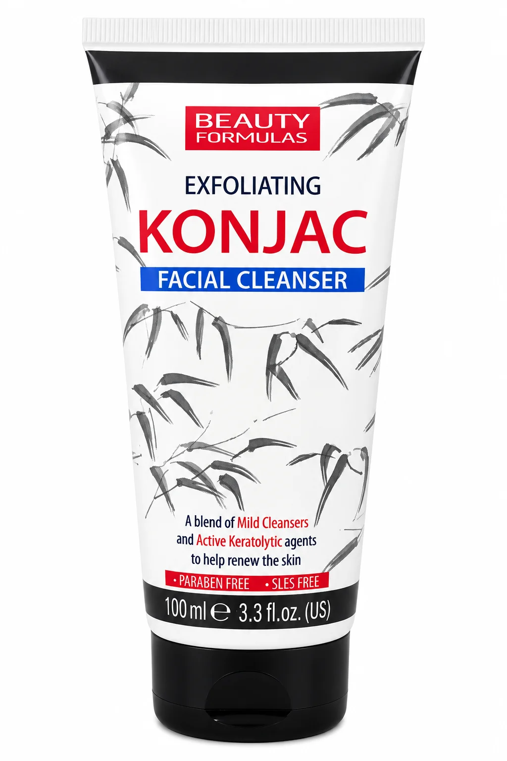 Beauty Formulas Exfoliating Konjac Facial Cleanser 100ML