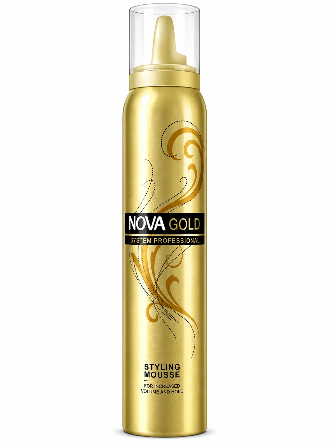 Nova Gold Styling Mousse – Professional Volume & Hold Hair Foam
