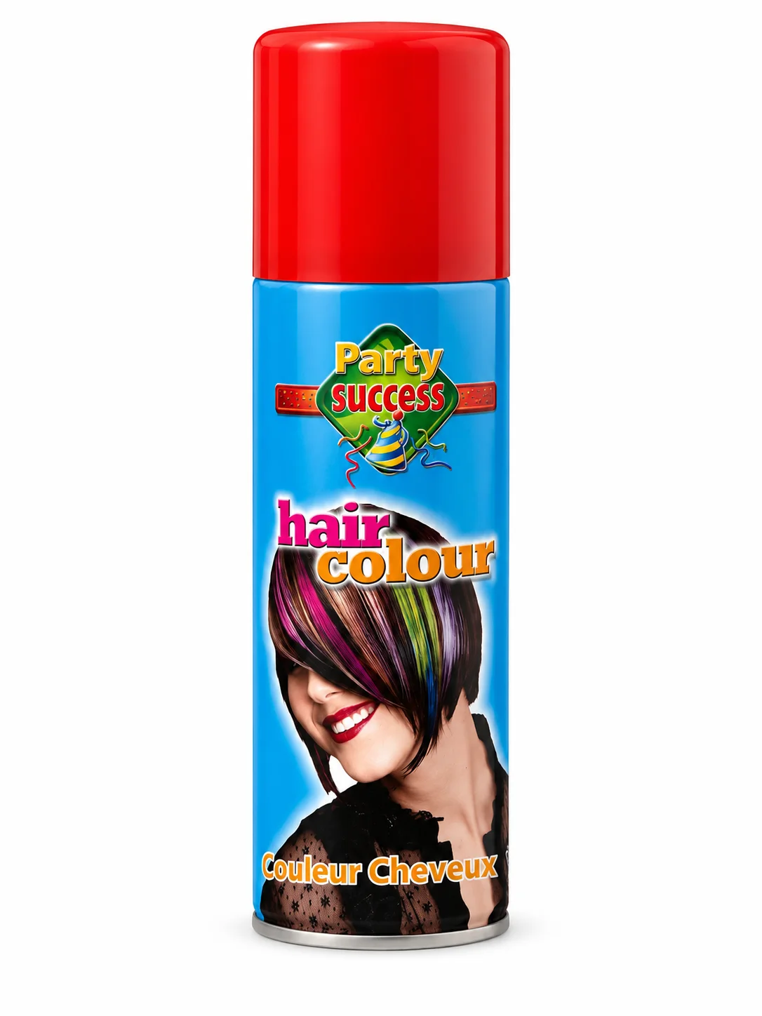 Party Success Red Hair Colour Spray – Temporary Washable Hair Color