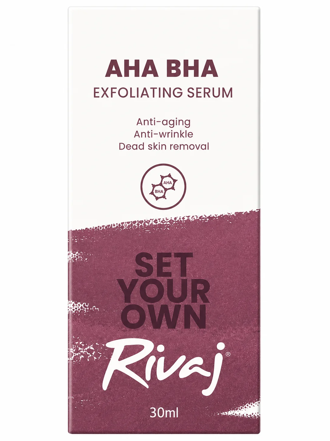 Rivaj AHA BHA Exfoliating Serum – Anti-Aging & Dead Skin Removal Serum 30ml