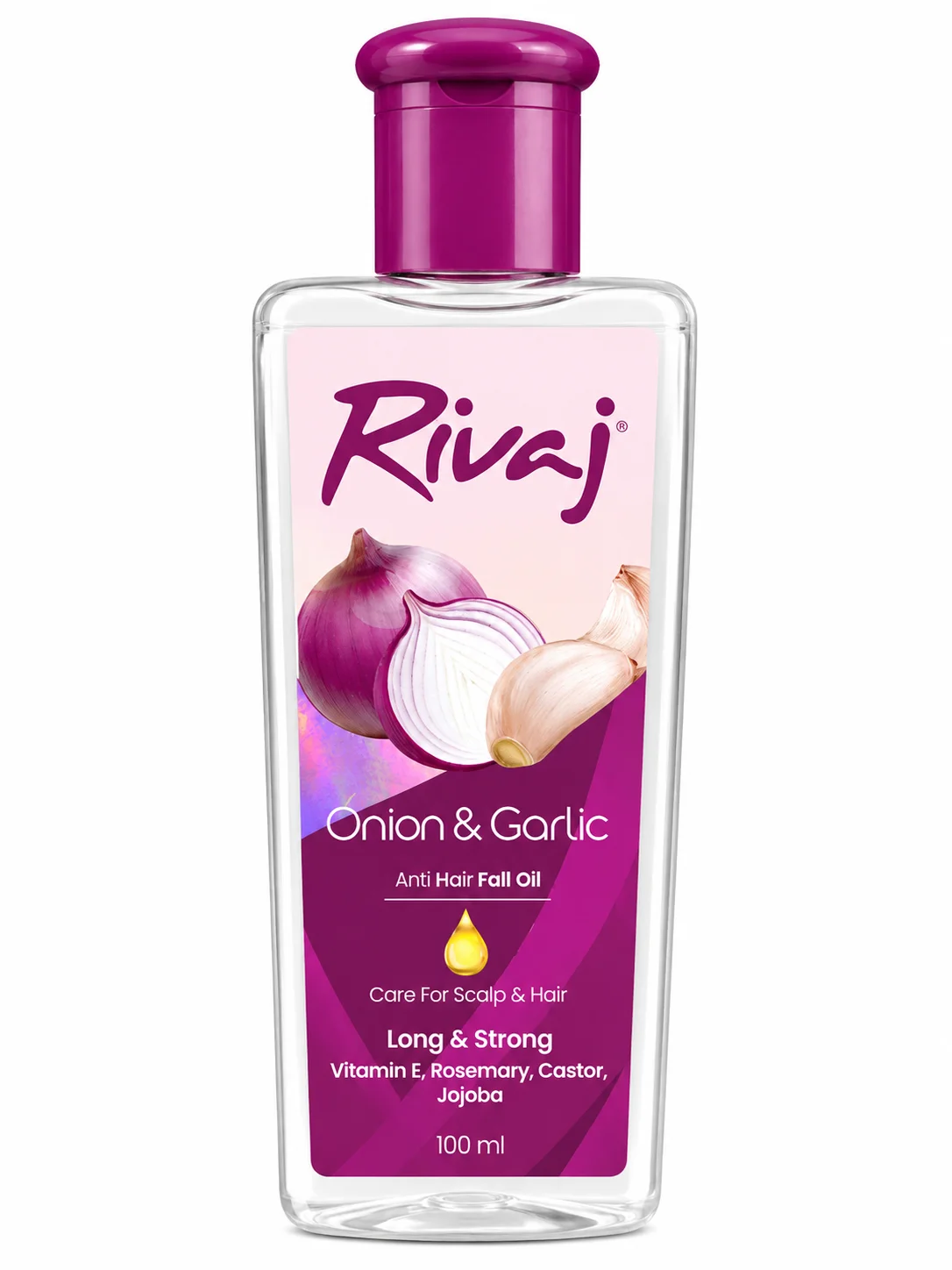 Rivaj Onion & Garlic Anti Hair Fall Oil –100ML