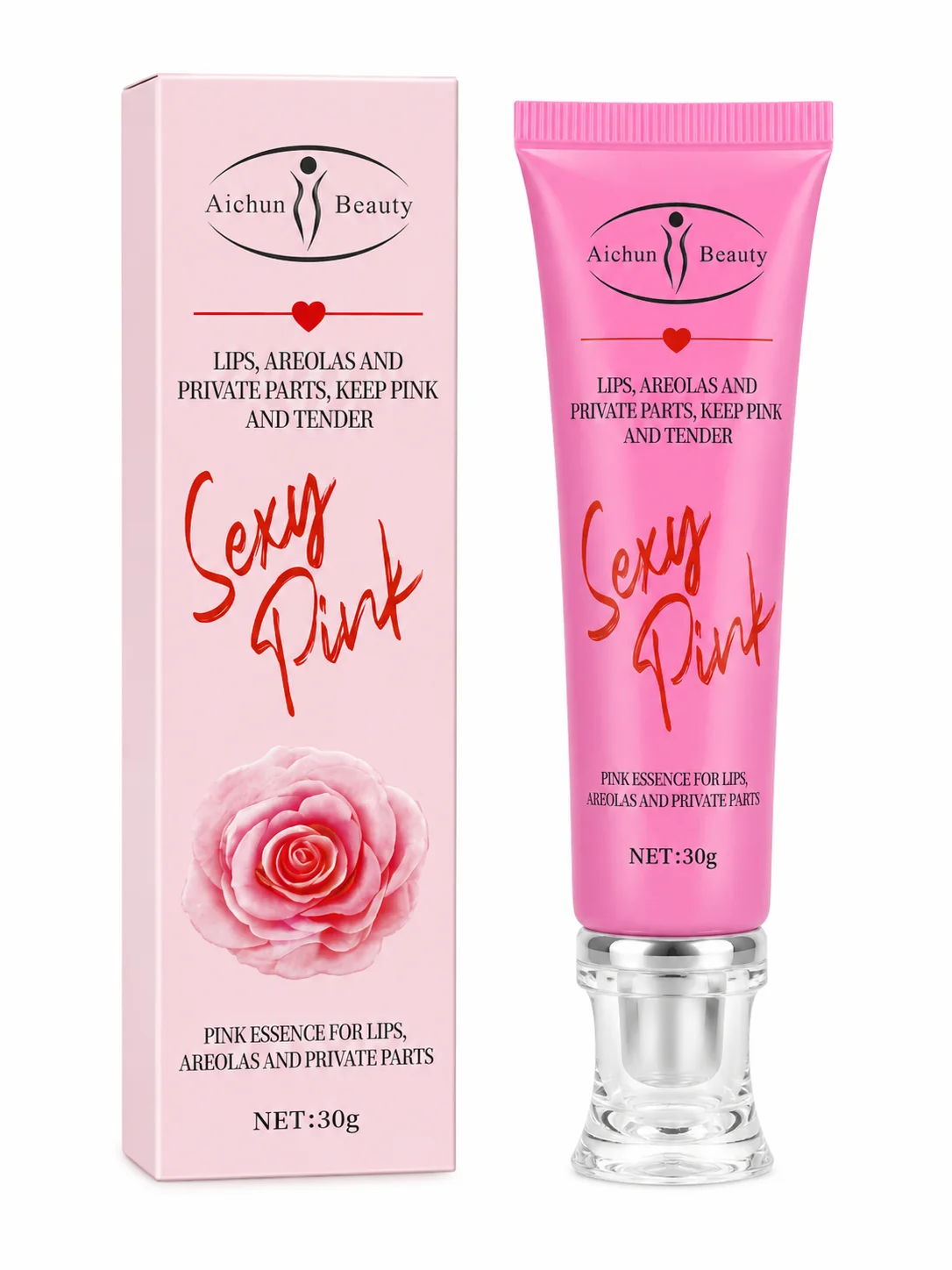 Aichun Beauty Sexy Pink Cream for Lips, Areolas & Private Parts – 30g