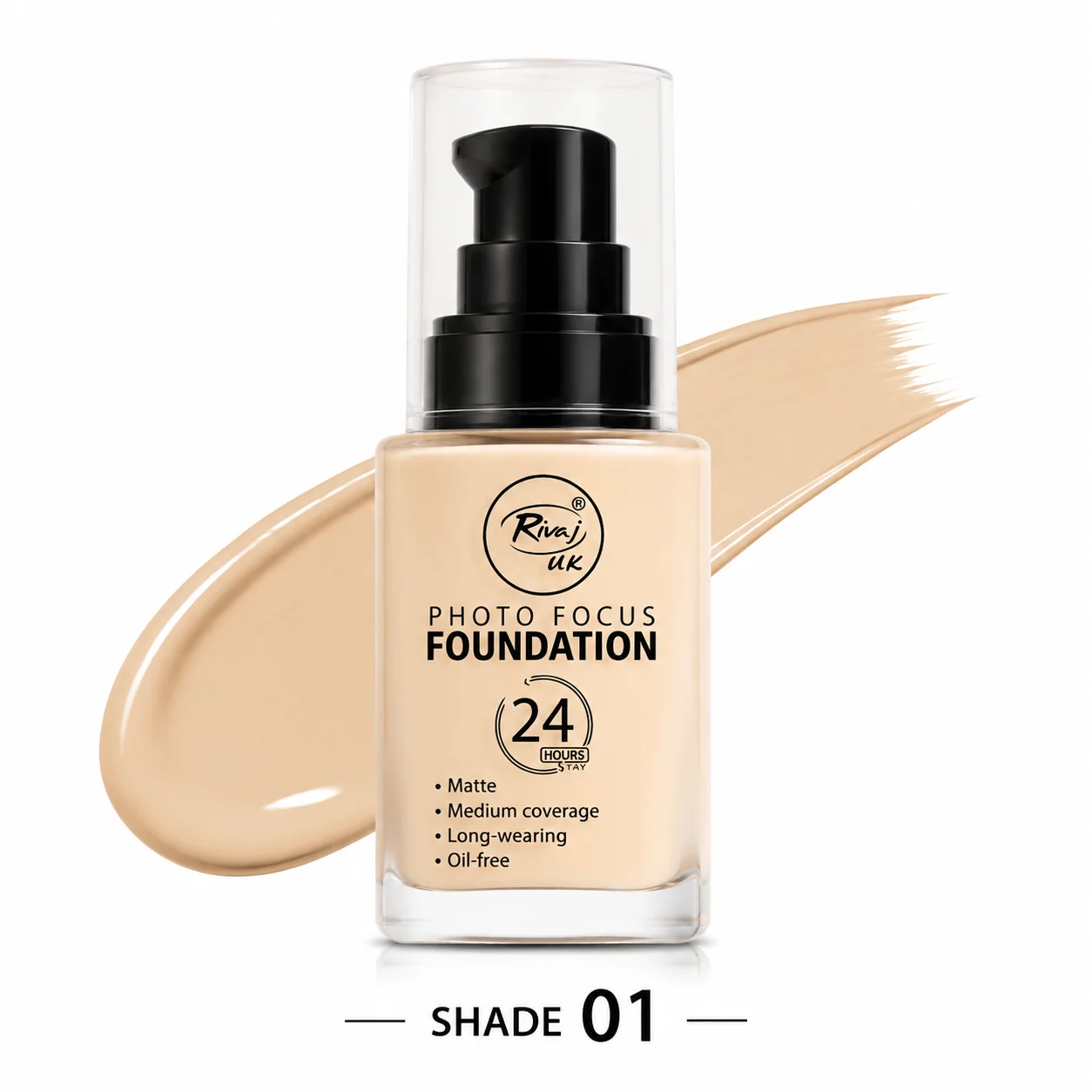 Rivaj UK 01 Photo Focus Foundation – Shade 01