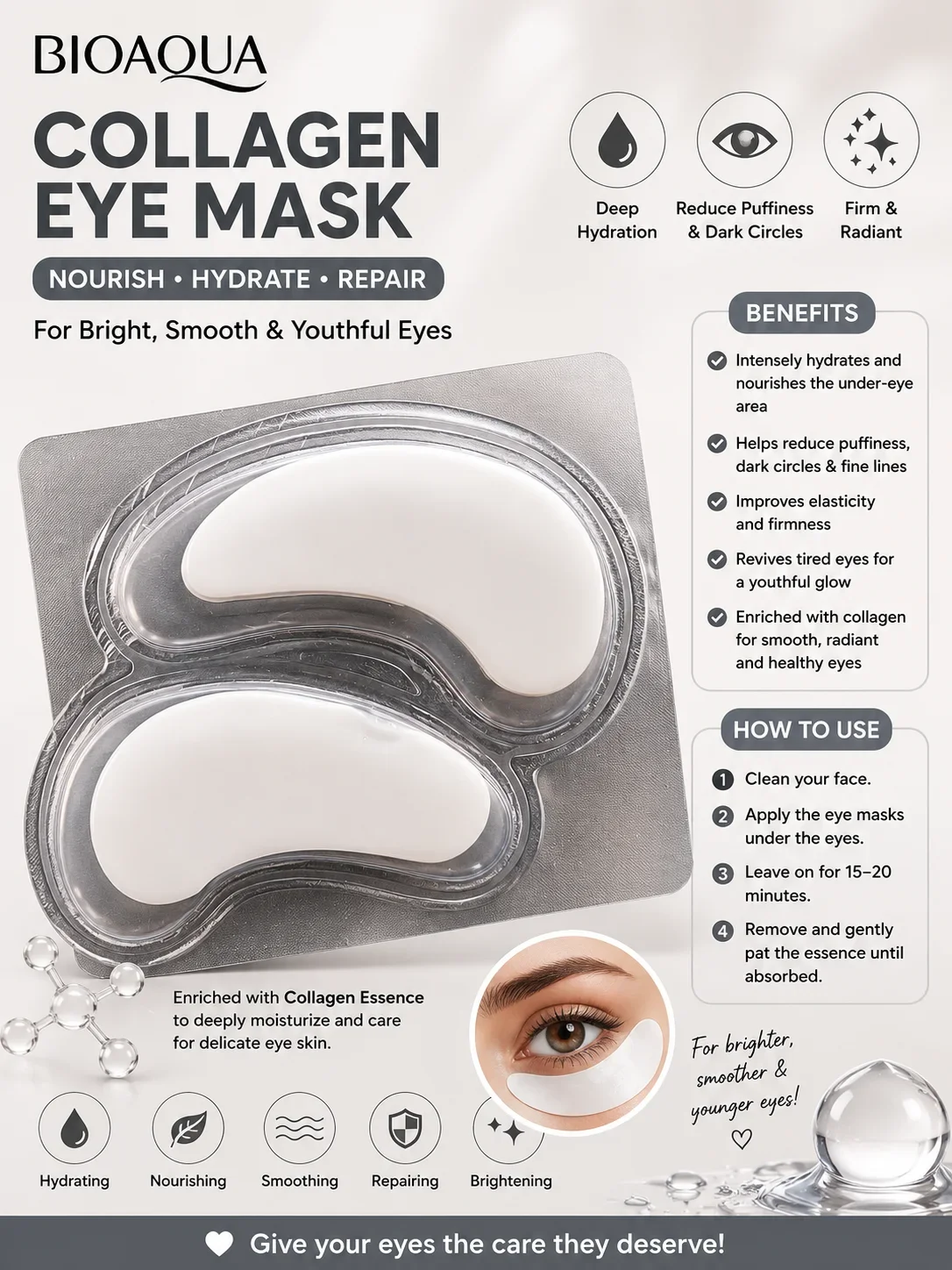 BIOAQUA Collagen Eye Mask