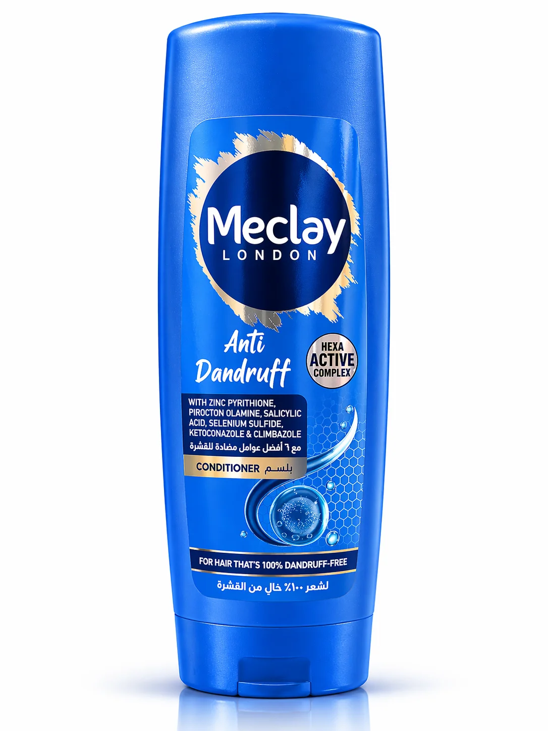 Meclay London Anti-Dandruff Conditioner – Hexa Active Complex (Blue) 180ML