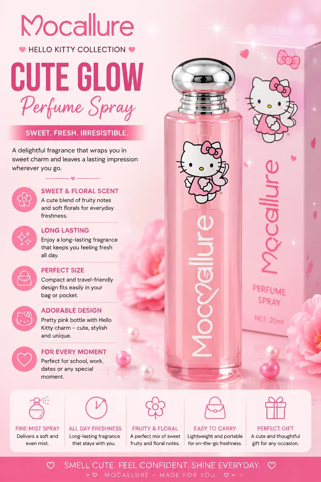 Hello Kitty Moisture Lip Balm – Cute Pink Edition