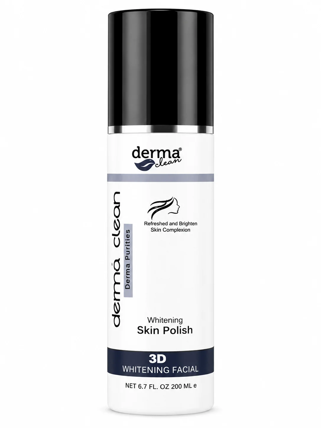 Derma Clean Whitening Skin Polish – 3D Whitening Facial Treatment (200ml)