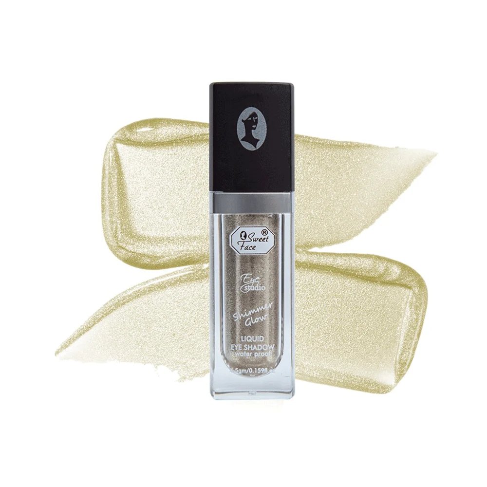 Sweet Face Eye Studio Shimmer Glow Liquid Eyeshadow - Waterproof Metallic Eye Glitter (5g)